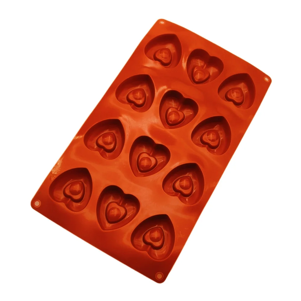 Hot Selling Double Heart Shape Silicone Chocolate Mold Food Grade Silicone Cake Mold Mousse Dessert Cake Decoration Baking Tools
Hot Selling Double Heart Shape Silicone Chocolate Mold Food Grade Silicone Cake Mold Mousse Dessert Cake Decoration Baking Tools