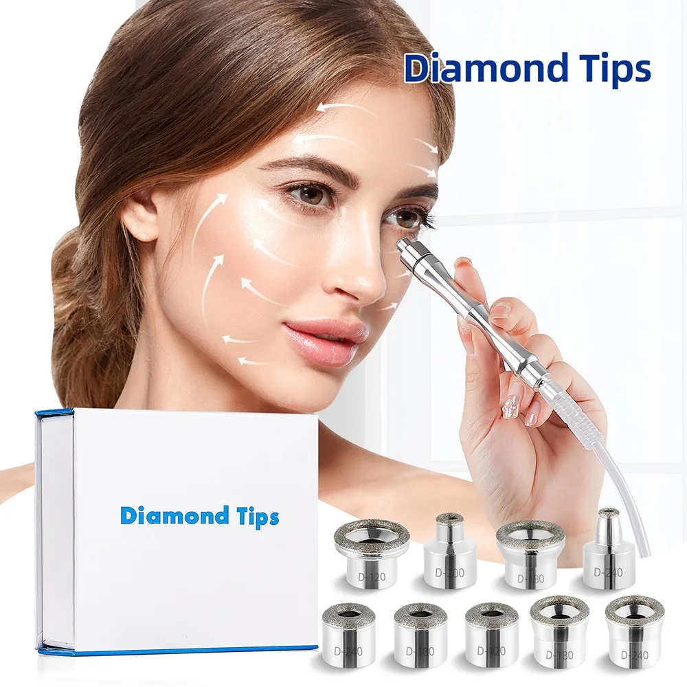9 Tips 3 Wands Diamond Dermabrasion Accessory Tips For Facial Skin Peeling Blackhead Remover Face Care Beauty
9 Tips 3 Wands Diamond Dermabrasion Accessory Tips For Facial Skin Peeling Blackhead Remover Face Care Beauty