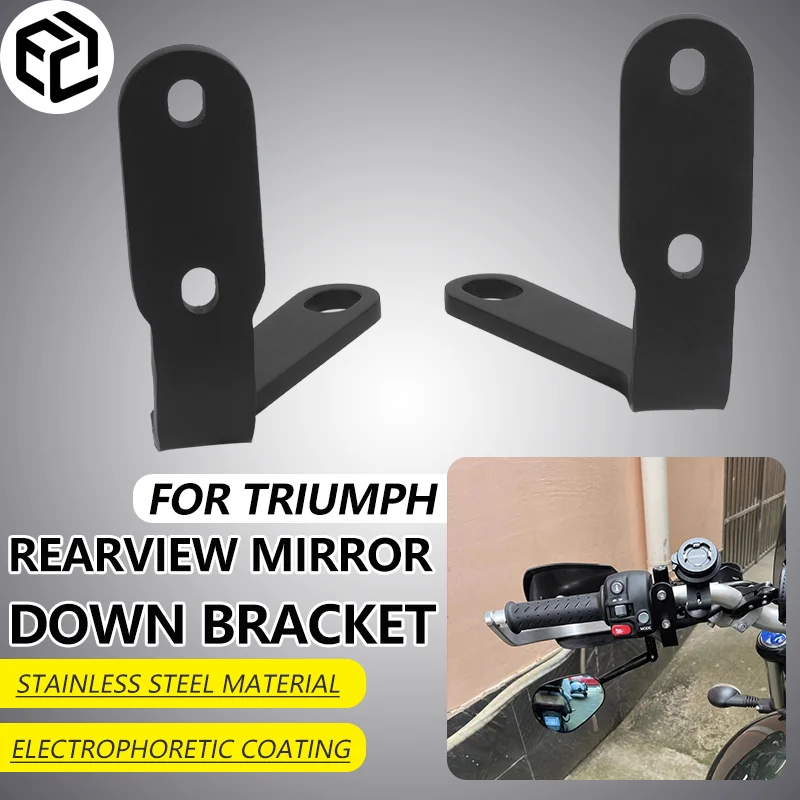 Motorcycle Rearview Mirror Down Bracket Mirrors Extension Kit Accessorie For Triumph Scrambler900 1200 Street Twin Speed Twin900
Motorcycle Rearview Mirror Down Bracket Mirrors Extension Kit Accessorie For Triumph Scrambler900 1200 Street Twin Speed Twin900