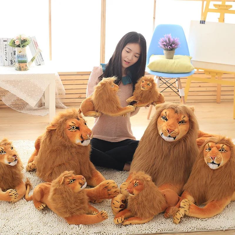 Lion Plush Toys Stuffed Doll Simulation Animal Kids Baby Toy Home Decoration Ornament Craft Christmas Birthday Gifts
Lion Plush Toys Stuffed Doll Simulation Animal Kids Baby Toy Home Decoration Ornament Craft Christmas Birthday Gifts