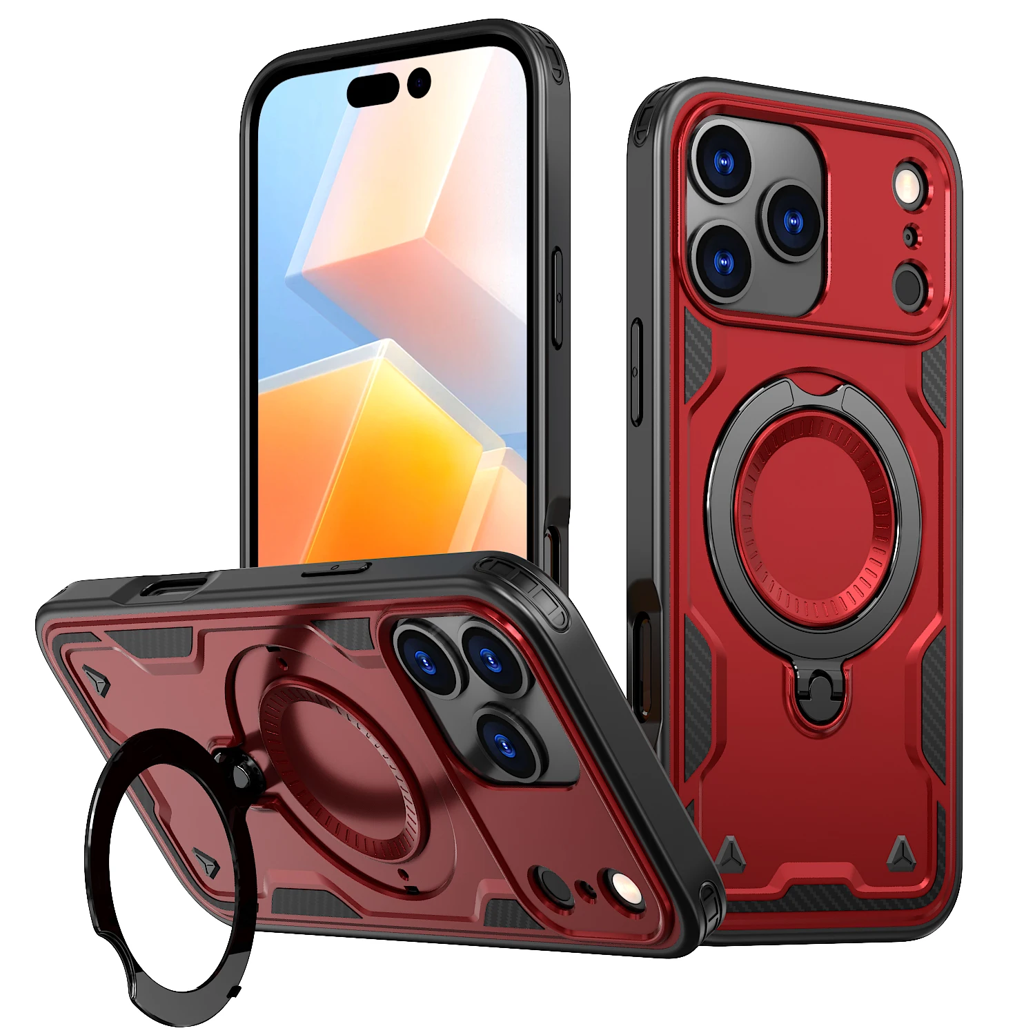 Для iPhone 17, 16, 15, 14, 13, 12, 11 Pro Max Air XR Plus 16e, пластиковый жесткий вращающийся держатель с кольцом, магнитный чехол для зарядки телефона
Для iPhone 17, 16, 15, 14, 13, 12, 11 Pro Max Air XR Plus 16e, пластиковый жесткий вращающийся держатель с кольцом, магнитный чехол для зарядки телефона
