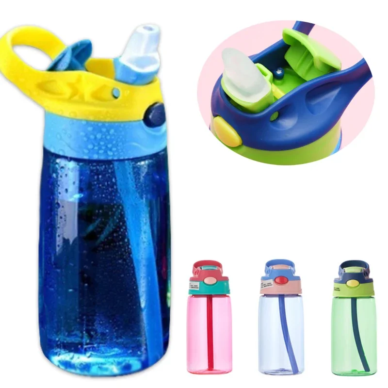 480ML Kids Water Cup Creative Safe Baby Feeding Cups with Straws Leakproof Water Bottles Outdoor Portable Children's Cups
480ML Kids Water Cup Creative Safe Baby Feeding Cups with Straws Leakproof Water Bottles Outdoor Portable Children's Cups