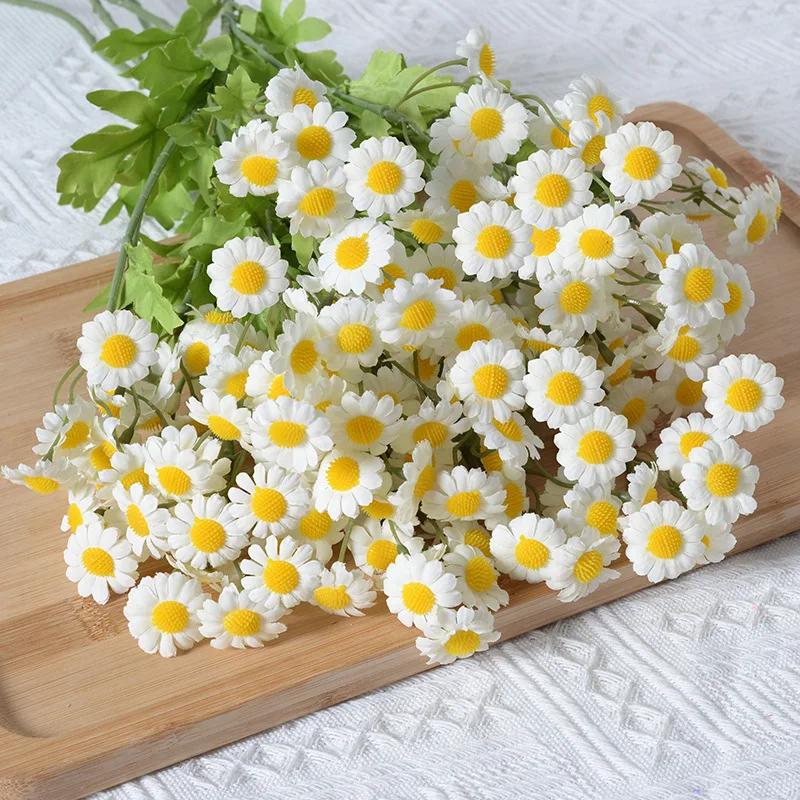 30Heads Chamomile Artificial Flowers Daisies Bouquet Fake Flower Plastic Plants for Home Wedding Outdoor Decor DIY Fake Flowers
30Heads Chamomile Artificial Flowers Daisies Bouquet Fake Flower Plastic Plants for Home Wedding Outdoor Decor DIY Fake Flowers