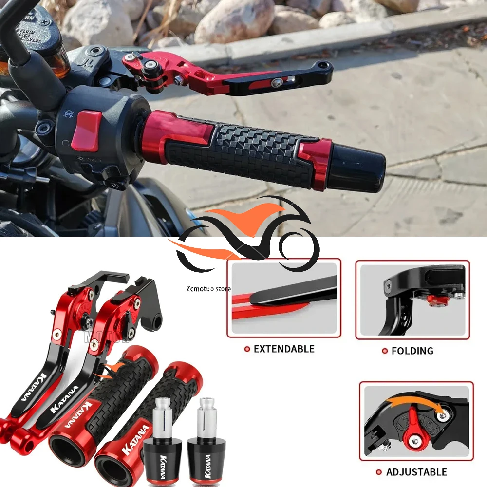 For Suzuki GSX 600F 750F KATANA GSX600F GSX750F GSX 600 750 F 1989-2007 Motorcycle Folding Brake Clutch Levers & Handlebar grips
For Suzuki GSX 600F 750F KATANA GSX600F GSX750F GSX 600 750 F 1989-2007 Motorcycle Folding Brake Clutch Levers & Handlebar grips
