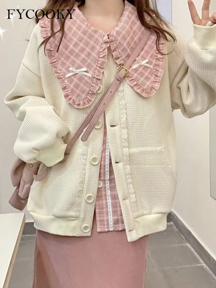 2025 Autumn Japanese Kawaii 3 Piece Set Women Bow Sweet Elegant Party Midi Skirt Suit Female Korean Fashion Pink Plaid Cute Sets
2025 Autumn Japanese Kawaii 3 Piece Set Women Bow Sweet Elegant Party Midi Skirt Suit Female Korean Fashion Pink Plaid Cute Sets