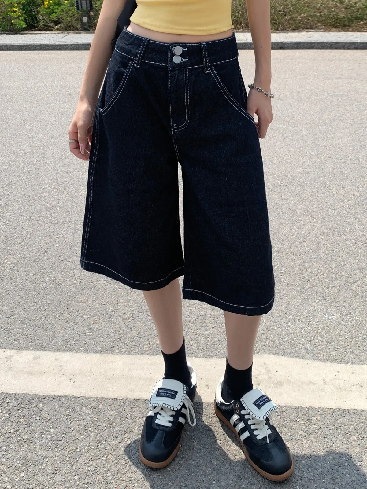ZHISILAO High Waist Knee Length Denim Jeans Women Casual Vintage Straight Jeans Summer 2024
ZHISILAO High Waist Knee Length Denim Jeans Women Casual Vintage Straight Jeans Summer 2024
