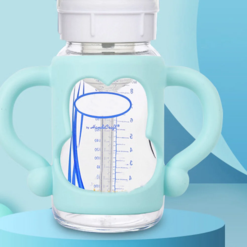 4Pcs Baby Bottle Handle Silicone Double Handles Nursing Bottle Sleeve Accessories Bottles Handle Grip 
4Pcs Baby Bottle Handle Silicone Double Handles Nursing Bottle Sleeve Accessories Bottles Handle Grip