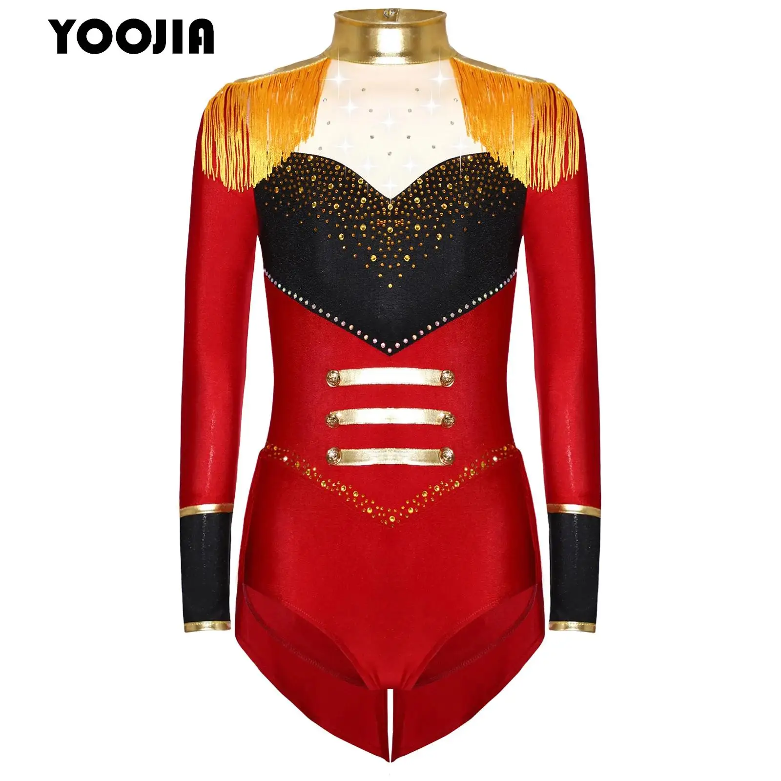 Girls Ringmaster Circus Costume Shiny Tassels Tuxedo Leotard Bodysuit for Ballet Dance Halloween Carnival Party Show Performance
Girls Ringmaster Circus Costume Shiny Tassels Tuxedo Leotard Bodysuit for Ballet Dance Halloween Carnival Party Show Performance