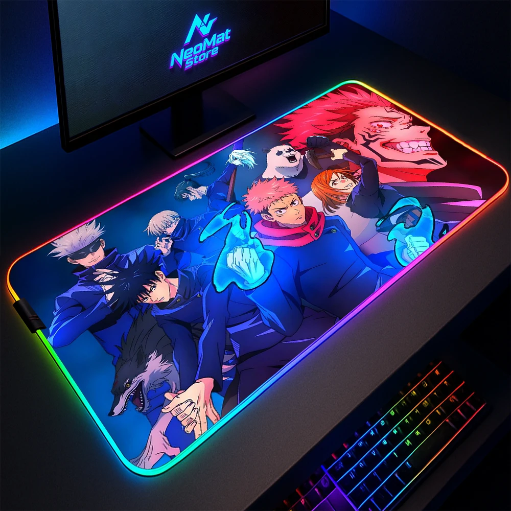 Jujutsu Kaisen Gamer Lamps Коврики для мыши Xxl Playmat Резиновый коврик для мыши Светодиодный игровой коврик Аниме Rgb Украшение ПК Защитный коврик 120 см
Jujutsu Kaisen Gamer Lamps Коврики для мыши Xxl Playmat Резиновый коврик для мыши Светодиодный игровой коврик Аниме Rgb Украшение ПК Защитный коврик 120 см