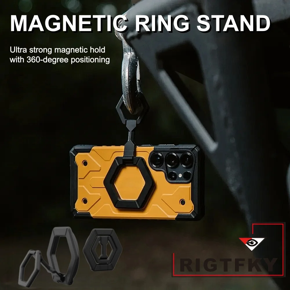 Heavy Metal Magnetic Phone Ring Holder for MagSafe Accessories Adjustable Finger Ring Support Bracket For Magnet Case Car mount
Heavy Metal Magnetic Phone Ring Holder for MagSafe Accessories Adjustable Finger Ring Support Bracket For Magnet Case Car mount