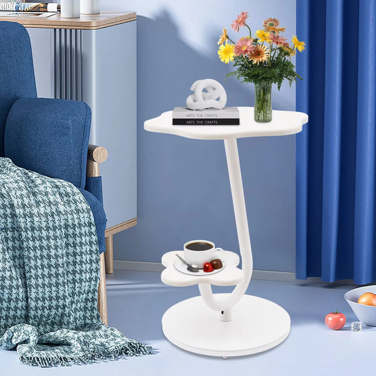 Round Side Table Side Table Round Wooden End Table, Modern Coffee Table Living Room Bedroom and Any Small Spaces
Round Side Table Side Table Round Wooden End Table, Modern Coffee Table Living Room Bedroom and Any Small Spaces