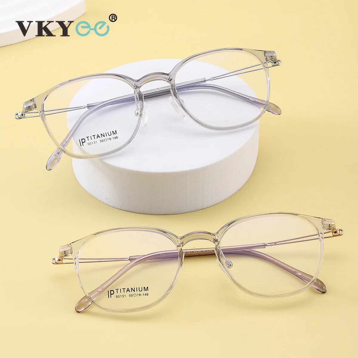 VICKY New Fashion Geometric Round Design TR Men's Eyewear Simple Women's Anti-Blue Light Glasses Customizable Prescription 50131
VICKY New Fashion Geometric Round Design TR Men's Eyewear Simple Women's Anti-Blue Light Glasses Customizable Prescription 50131