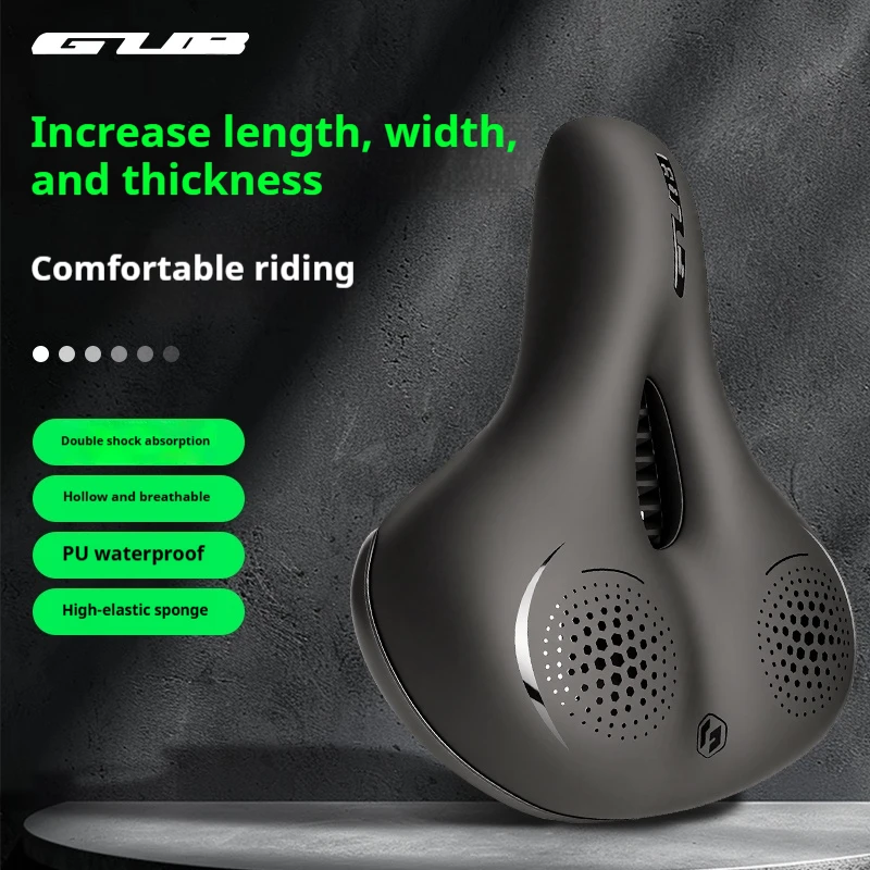 GUB 191 Wide Comfort Bike Saddle Soft Shock Absorbing Large Seat Cushion Anti-Pain MTB Road Bicycle Seat for Men Women Cycling R
GUB 191 Wide Comfort Bike Saddle Soft Shock Absorbing Large Seat Cushion Anti-Pain MTB Road Bicycle Seat for Men Women Cycling R