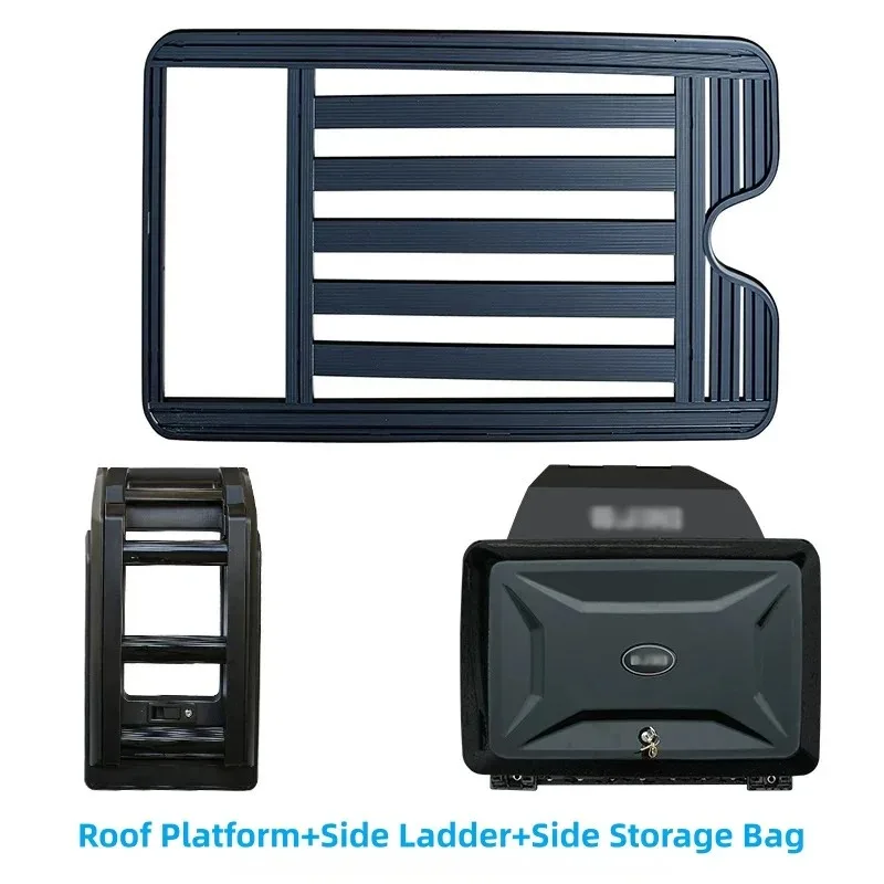 High-Quality Aluminum Alloy Off-Road Kit Roof Platform Side Ladder And Side Storage Bag For Leopaed SUV
High-Quality Aluminum Alloy Off-Road Kit Roof Platform Side Ladder And Side Storage Bag For Leopaed SUV
