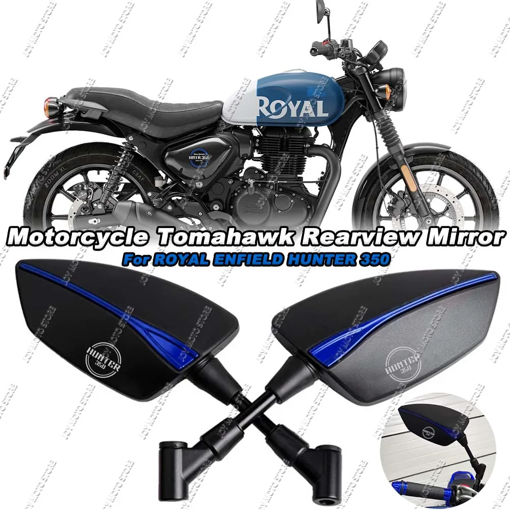 For Hunter 350 Universal CNC Aluminum Tomahawk Rearview Mirrors 8mm 10mm Motorcycle Side Mirrors
For Hunter 350 Universal CNC Aluminum Tomahawk Rearview Mirrors 8mm 10mm Motorcycle Side Mirrors