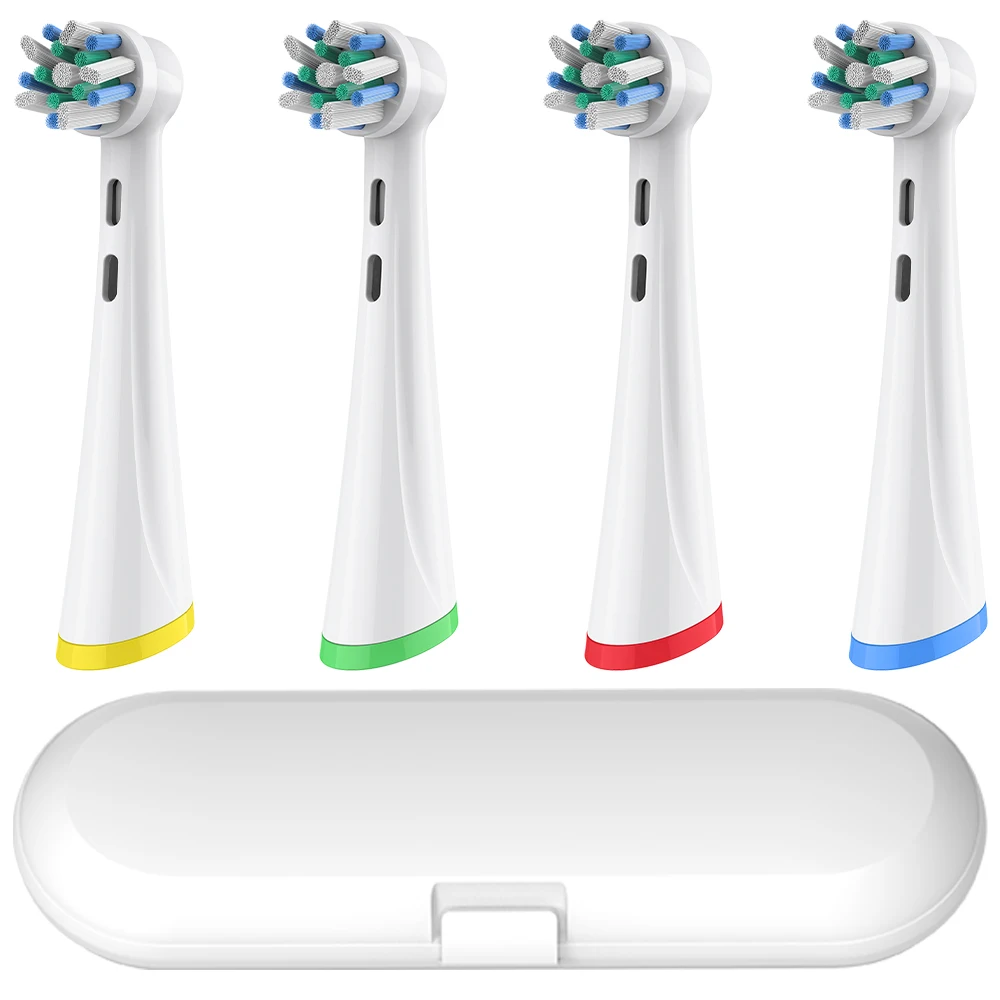 Toothbrush Storage Box and 4 Pcs Professional Replacement Brush Heads, Compatible with Oral B iO Series Electric Toothbrushes
Toothbrush Storage Box and 4 Pcs Professional Replacement Brush Heads, Compatible with Oral B iO Series Electric Toothbrushes