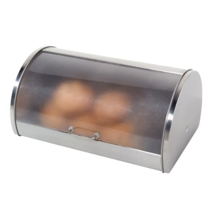 Steel Bread Box for Kitchen Counter Plexilass - Fits Multiple Loaves of Bread and Other Freshly Baked Goods Including Cookies,
Steel Bread Box for Kitchen Counter Plexilass - Fits Multiple Loaves of Bread and Other Freshly Baked Goods Including Cookies,