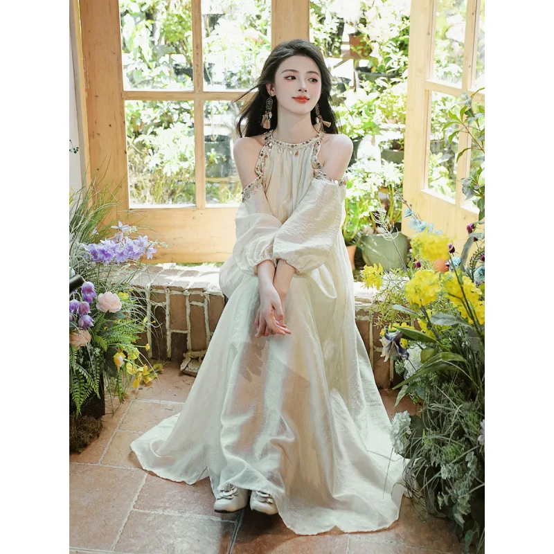 Spring 2026 New Retro French Lace Bohemian Vacation Style Tea Break Dress
Spring 2026 New Retro French Lace Bohemian Vacation Style Tea Break Dress