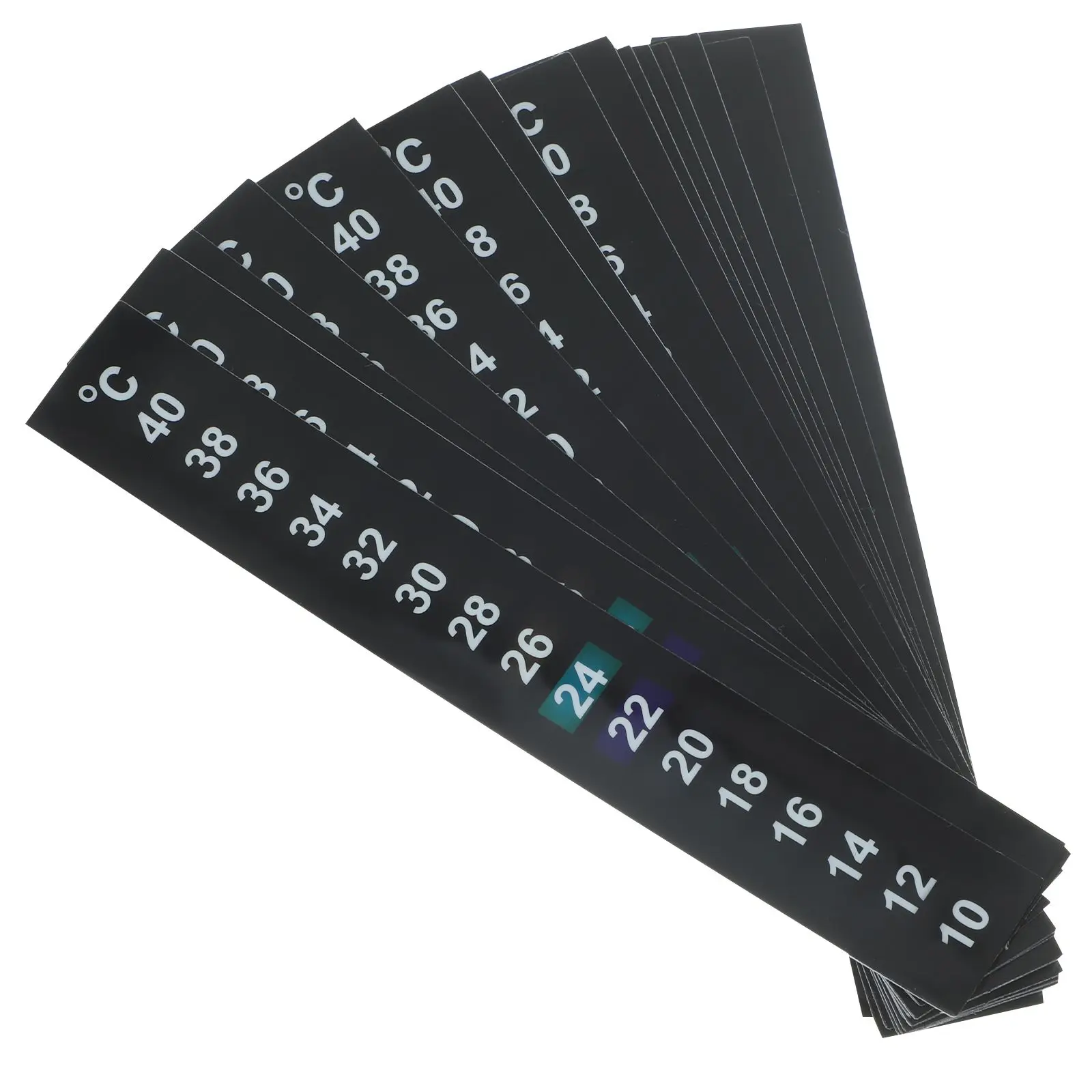 15 Pcs LCD Temperature Bar Thermostat Thermometer Strip Adhesive Sticker Coffee Aquarium Thermometers and Band Baby on Strips
15 Pcs LCD Temperature Bar Thermostat Thermometer Strip Adhesive Sticker Coffee Aquarium Thermometers and Band Baby on Strips