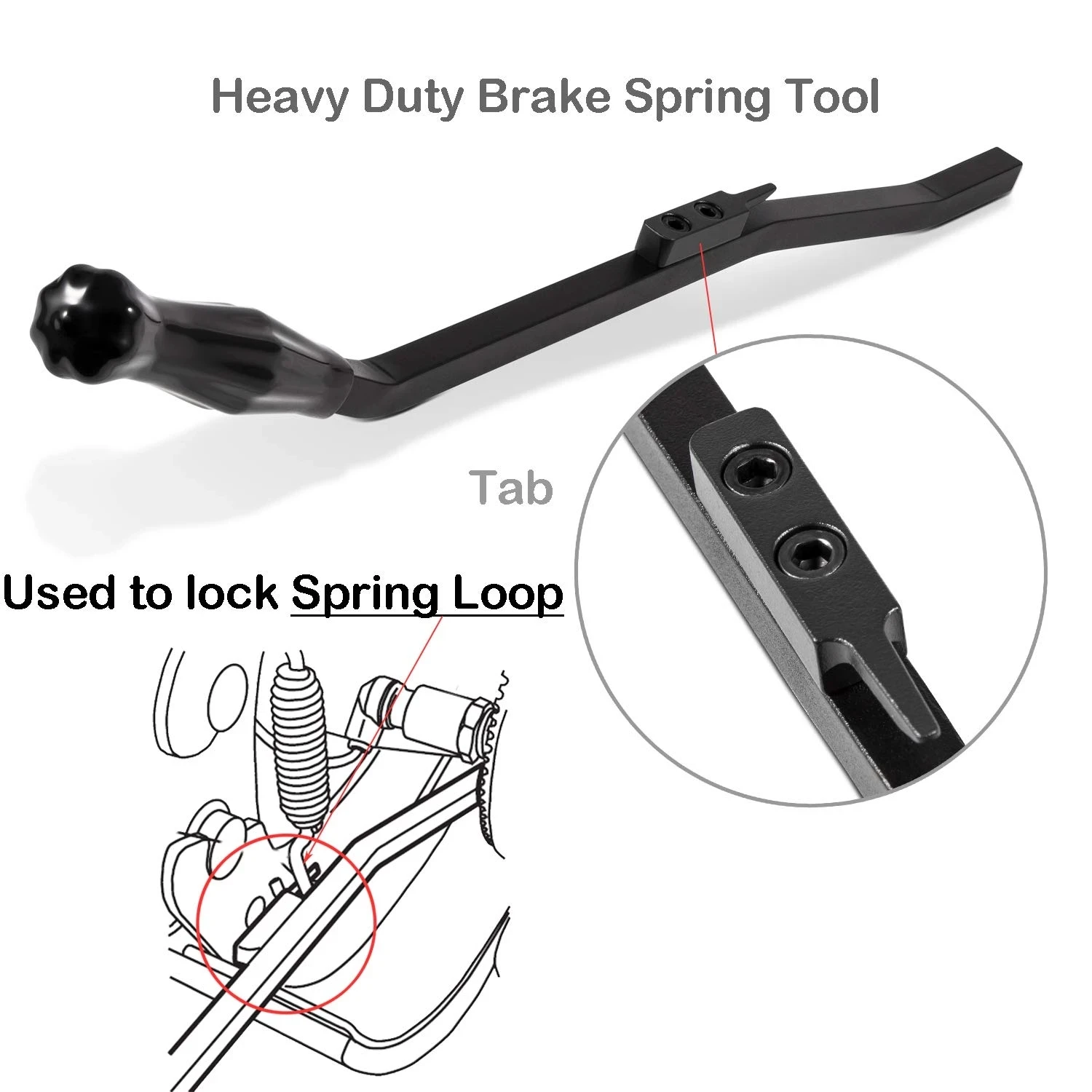 5081 S-Cam Air Brake Spring Tool for Heavy Duty Tractors Trailers Diesel Drive Semi-Truck Accessories
5081 S-Cam Air Brake Spring Tool for Heavy Duty Tractors Trailers Diesel Drive Semi-Truck Accessories