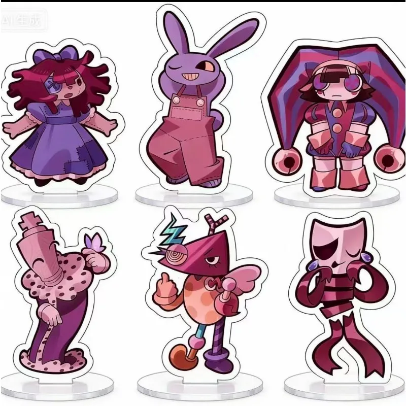 Standee for Jax Pomni Ragatha Zooble Acrylic Standee Cute Character Desk CUTE Ornament Collectible Figure for Home Decor Great
Standee for Jax Pomni Ragatha Zooble Acrylic Standee Cute Character Desk CUTE Ornament Collectible Figure for Home Decor Great