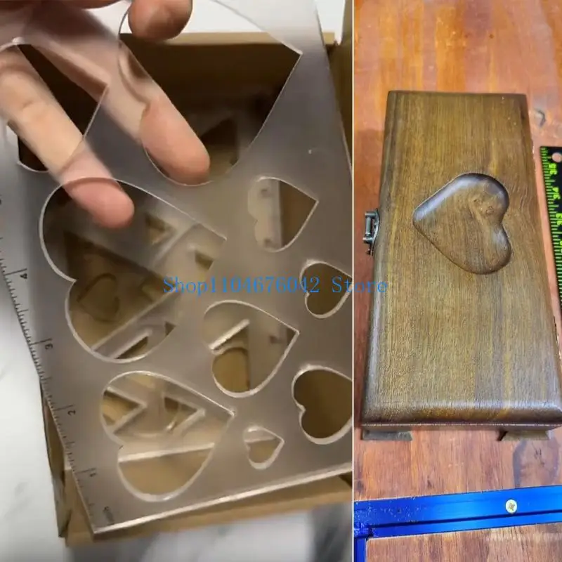 652F Трафарет для фрезерования в форме треугольника или сердца для точной деревообработки
652F Трафарет для фрезерования в форме треугольника или сердца для точной деревообработки