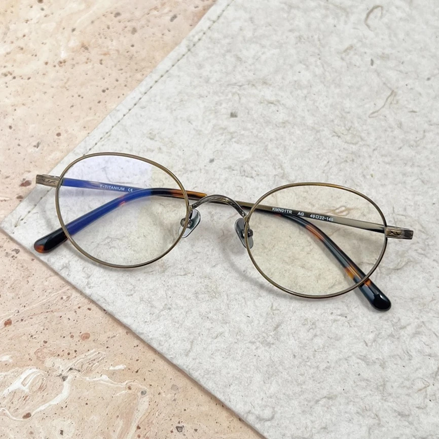 Japanese Retro Round Titanium Men's Eyeglasses Handmade Vintage Oval Glasses Frame Women Brand Design Small Circle Eyewear
Japanese Retro Round Titanium Men's Eyeglasses Handmade Vintage Oval Glasses Frame Women Brand Design Small Circle Eyewear