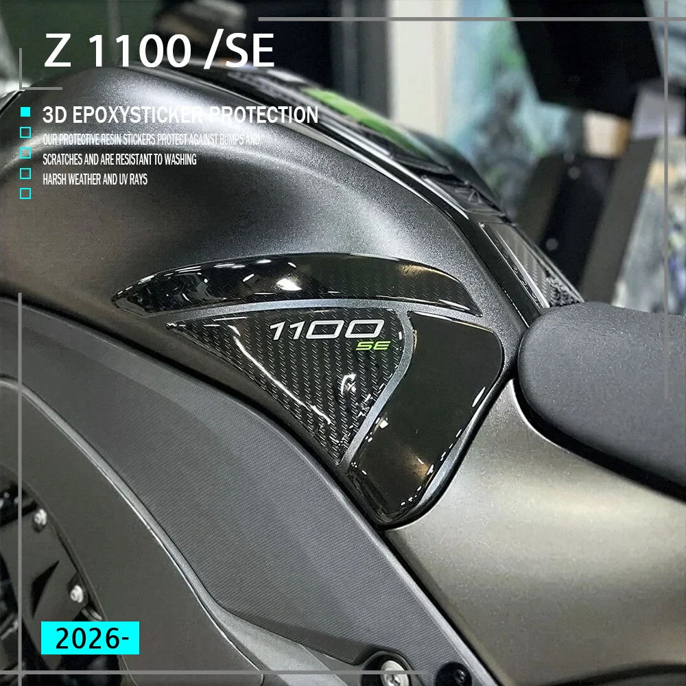 For Z1100 2026 Stickers Motorcycle Fuel Tank Anti-Slip Mat Z 1100SE Accessories Z 1100 Tank Pad Protection 3D Resin Decal
For Z1100 2026 Stickers Motorcycle Fuel Tank Anti-Slip Mat Z 1100SE Accessories Z 1100 Tank Pad Protection 3D Resin Decal