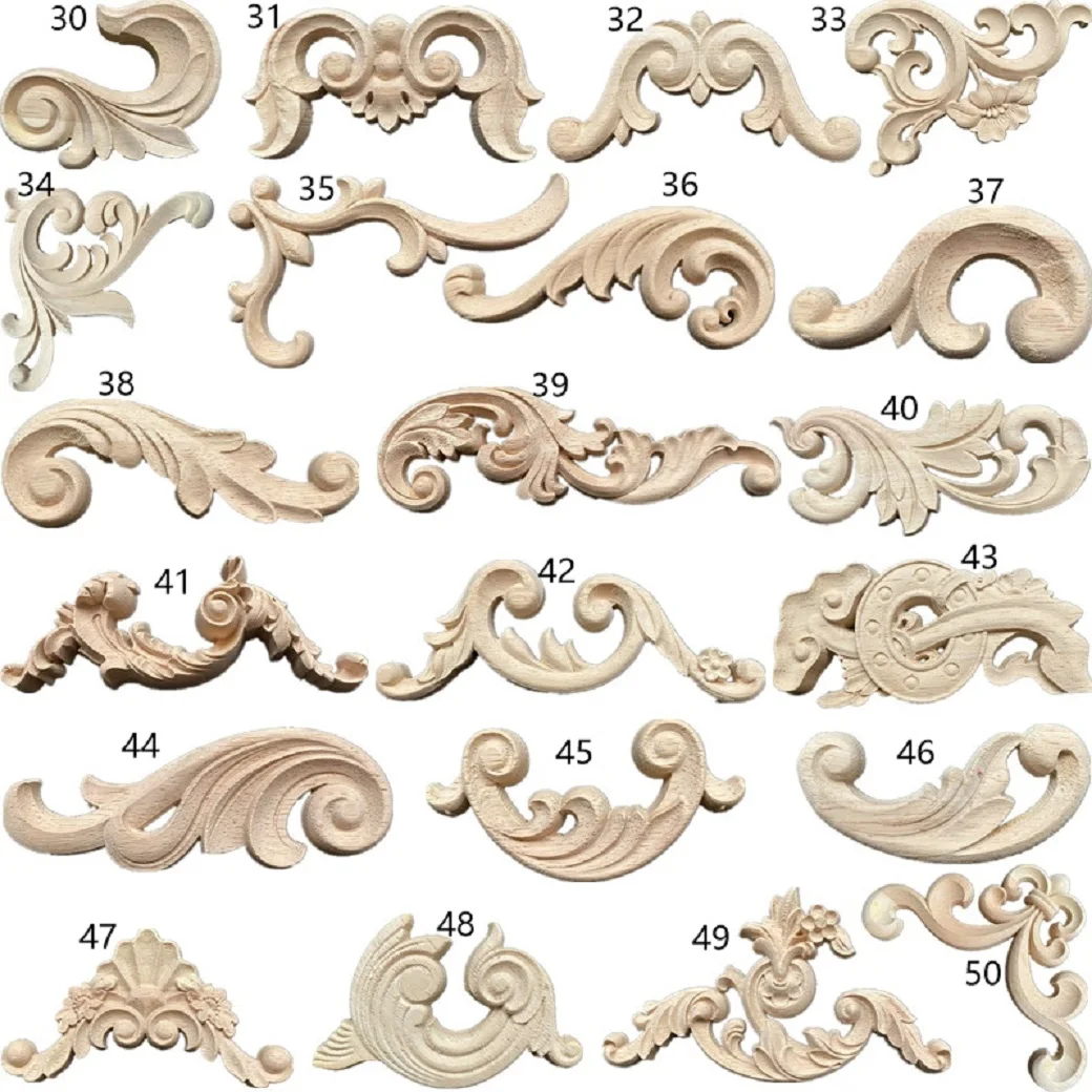 European Solid Wood Applique Corner Flower Door Flower Chinese Ceiling TV Background Wall Decoration New Product Recommended 
European Solid Wood Applique Corner Flower Door Flower Chinese Ceiling TV Background Wall Decoration New Product Recommended