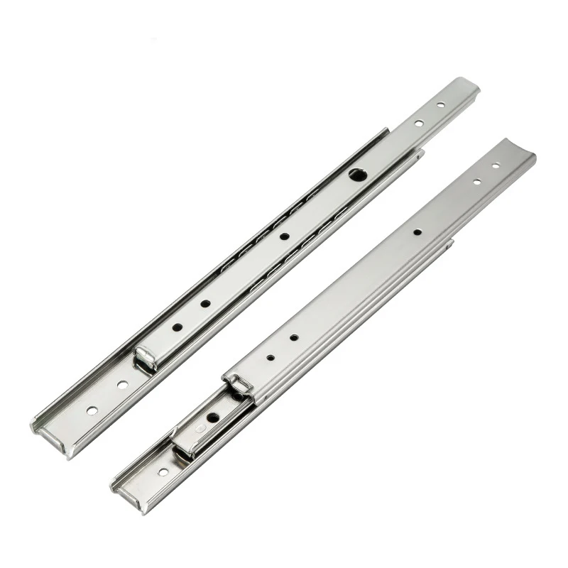 1 Pair 20mm Wide Three Section Drawer Slides Close Drawer Track Rail Cabinet Slide Light Load Type Guide Rail Furniture Hardware
1 Pair 20mm Wide Three Section Drawer Slides Close Drawer Track Rail Cabinet Slide Light Load Type Guide Rail Furniture Hardware