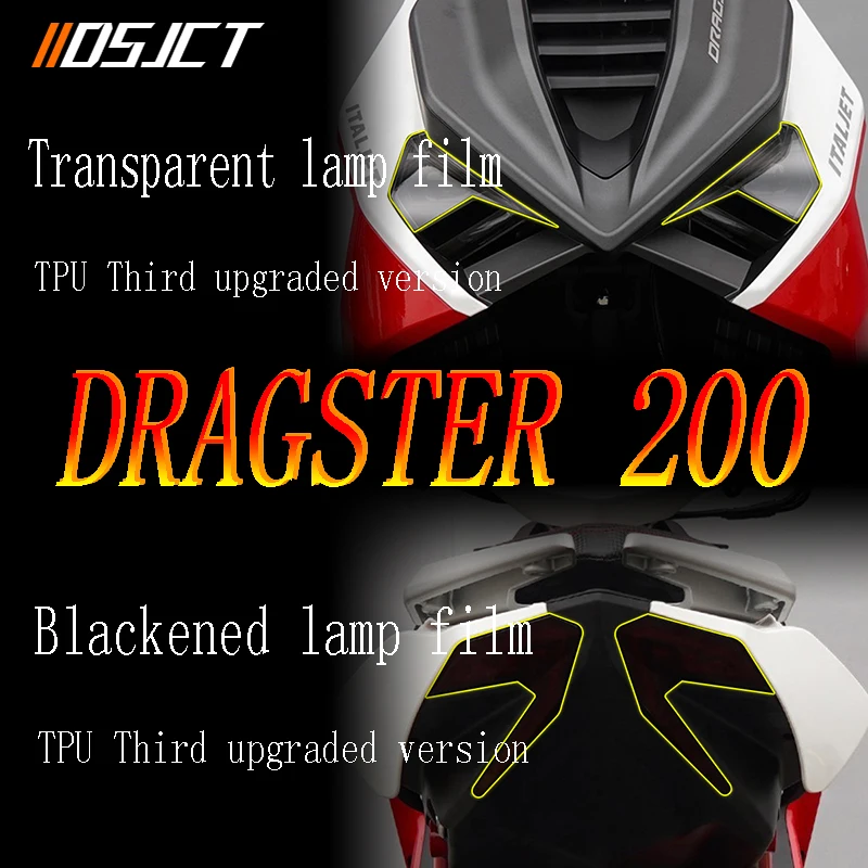 For ITALJET Dragster 200 motorcycle headlight taillight film transparent protective film decorative sticker
For ITALJET Dragster 200 motorcycle headlight taillight film transparent protective film decorative sticker