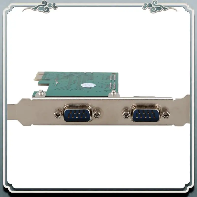 Premium 5X PCI-E PCI Express Dual Serial DB9 RS232 2 Ports Controller Adapter Card Green
Premium 5X PCI-E PCI Express Dual Serial DB9 RS232 2 Ports Controller Adapter Card Green