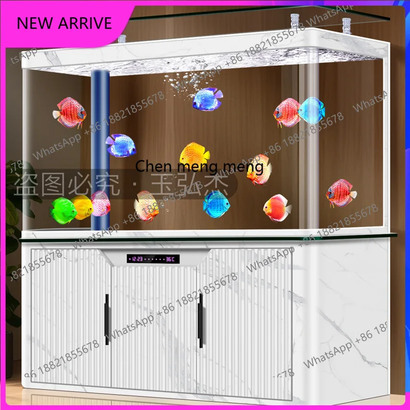 C6601 Bottom filter fish tank integrated living room large wall household intelligent ecological aquarium lazy water free
C6601 Bottom filter fish tank integrated living room large wall household intelligent ecological aquarium lazy water free