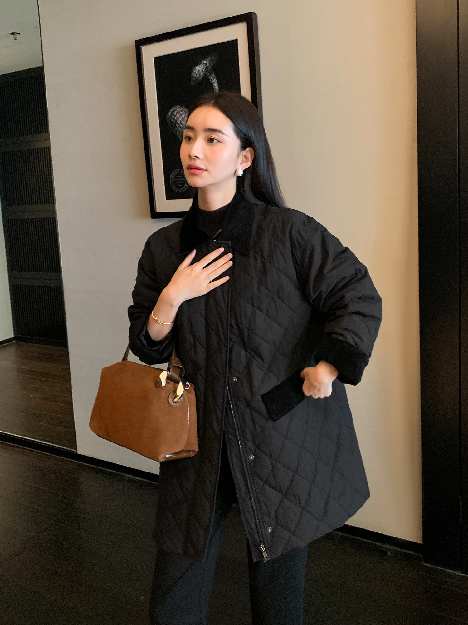 Maven Lin Retro Corduroy Thiened Collar Diamond Pattern Cotton Jaet Women's Autumn Winter Bla New Sle Color Blo Coat
Maven Lin Retro Corduroy Thiened Collar Diamond Pattern Cotton Jaet Women's Autumn Winter Bla New Sle Color Blo Coat