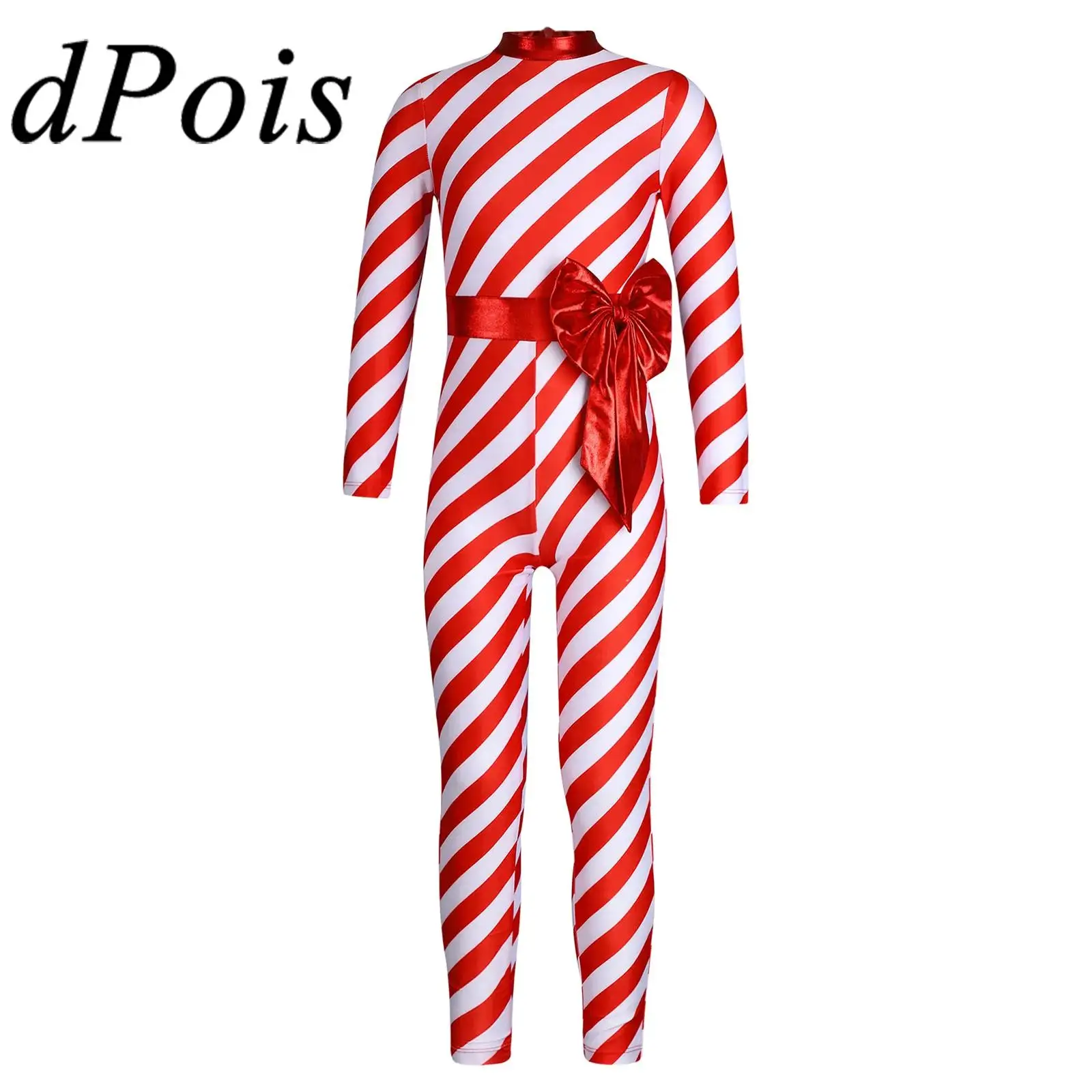 Kids Girls Cosplay Candy Cane Dance Jumpsuit Costume Dancewear Striped Christmas Santa Claus Costume Long Sleeve Bodysuit
Kids Girls Cosplay Candy Cane Dance Jumpsuit Costume Dancewear Striped Christmas Santa Claus Costume Long Sleeve Bodysuit