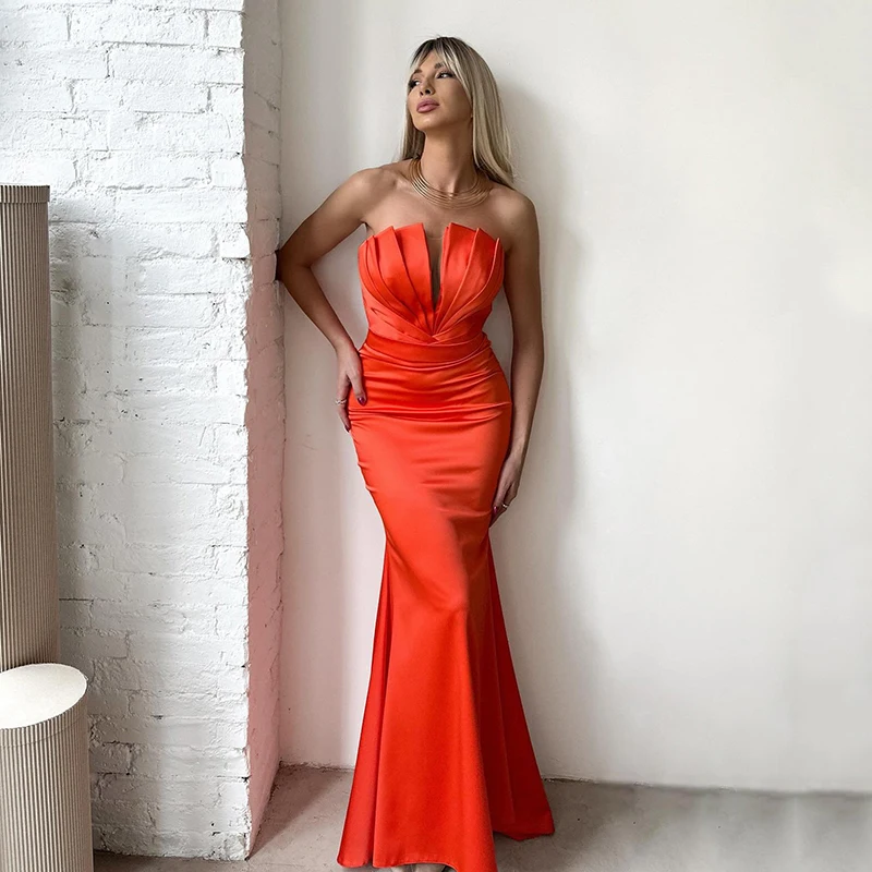 Thinyfull Women Mermaid Prom Dresses 2024 Strapless Floor Length Evening Dress Formal Night Cocktail Party Prom Gowns Plus Size
Thinyfull Women Mermaid Prom Dresses 2024 Strapless Floor Length Evening Dress Formal Night Cocktail Party Prom Gowns Plus Size