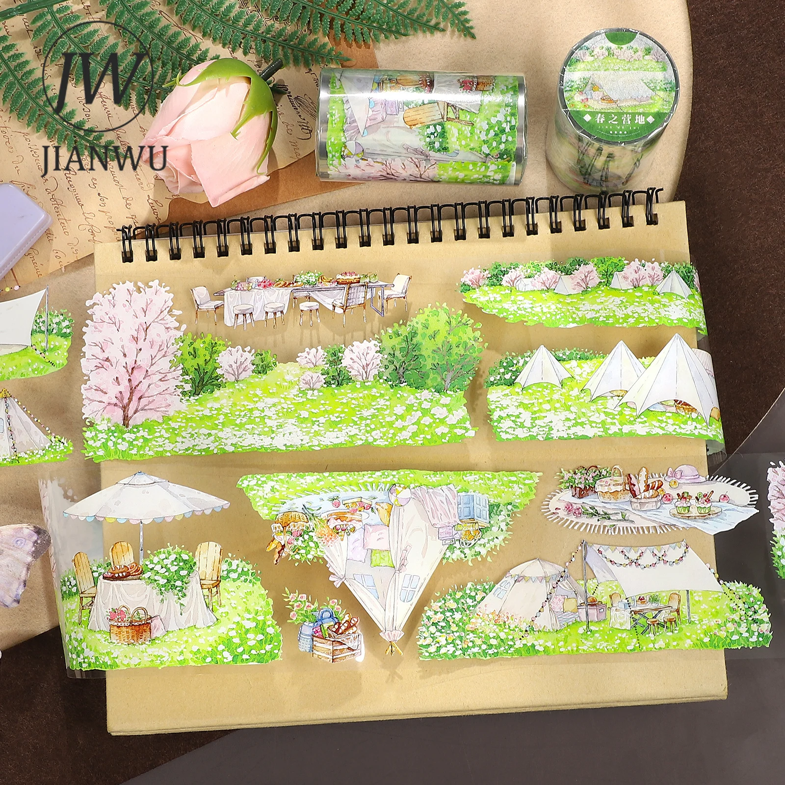 JIANWU 70mm*5m Vintage Spring Camp Plant Flower Landscape Material Collage Scrapbooking SPET Tape Creative DIY Journal tationery
JIANWU 70mm*5m Vintage Spring Camp Plant Flower Landscape Material Collage Scrapbooking SPET Tape Creative DIY Journal tationery