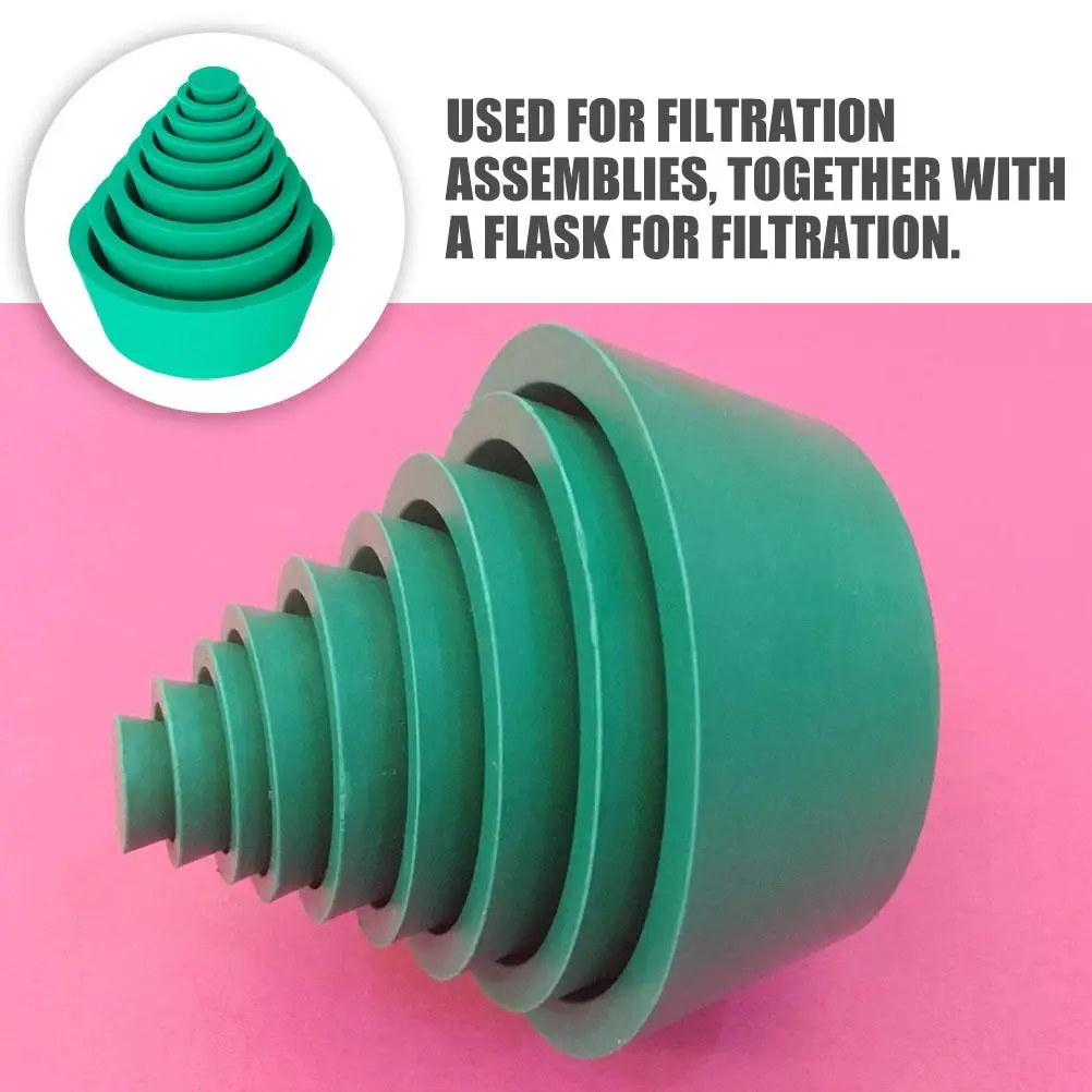 Suction Bottle Mat Cone Filtration Assemblies Smooth Rubber Stopper Filter Tapered Adapter Funnel
Suction Bottle Mat Cone Filtration Assemblies Smooth Rubber Stopper Filter Tapered Adapter Funnel