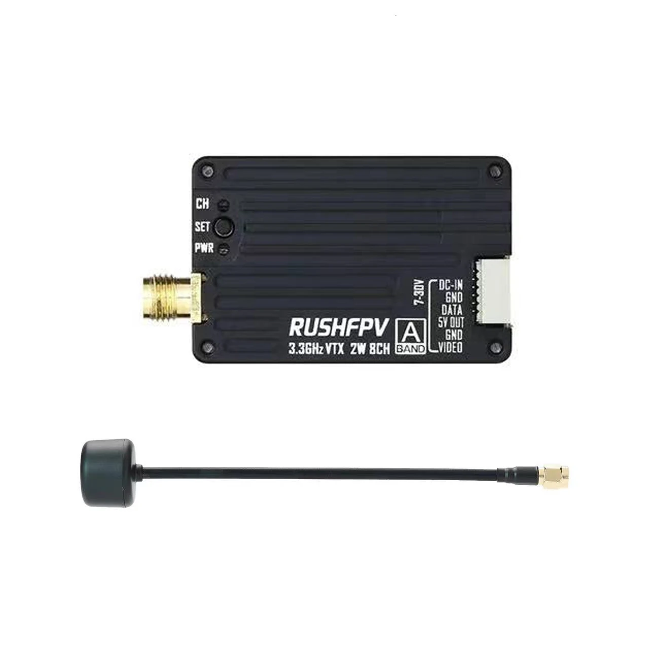 FPV VTX 3.3GHz 2W 2000mW Long Range Video Transmitter Receiver DVR Module for RC FPV Drone RushFPV
FPV VTX 3.3GHz 2W 2000mW Long Range Video Transmitter Receiver DVR Module for RC FPV Drone RushFPV