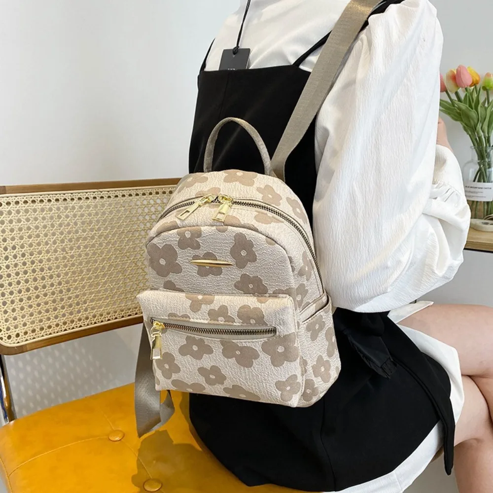 Casual PU Leather Mini Small Backpack Flower Print Canvas Phone Pouch Pack Multi-Function School Backpack Bag
Casual PU Leather Mini Small Backpack Flower Print Canvas Phone Pouch Pack Multi-Function School Backpack Bag