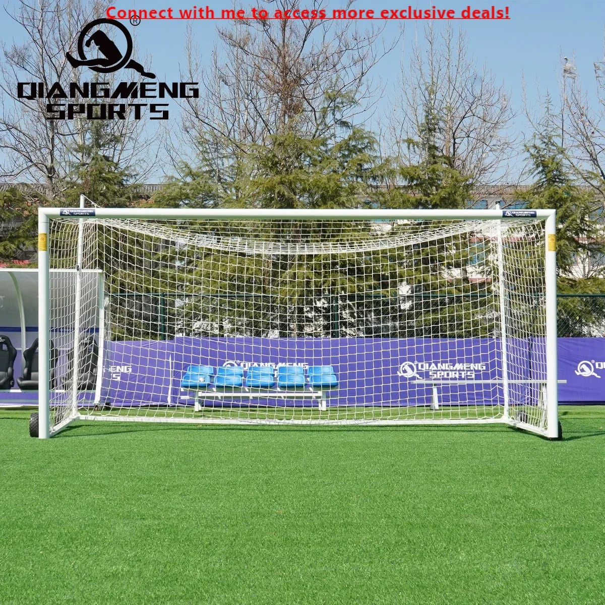 Wholesale Outdoor Soccer Goal 7-a-side Portable Movable Pitch Training Aluminum Football Goal
Wholesale Outdoor Soccer Goal 7-a-side Portable Movable Pitch Training Aluminum Football Goal