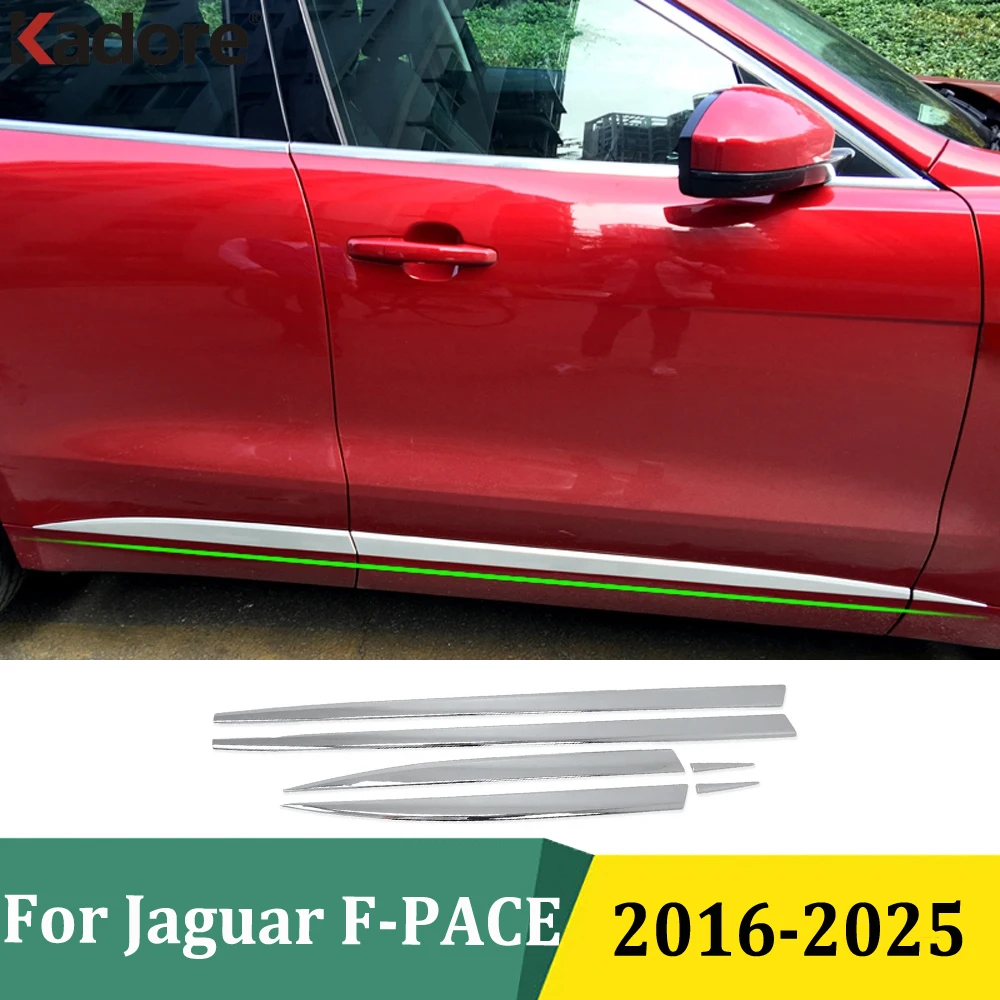 Для Jaguar F-PACE 2016 2017 2018-2025 хромированная линия боковой двери, декоративная накладка на кузов, рамка, аксессуары для стайлинга автомобилей
Для Jaguar F-PACE 2016 2017 2018-2025 хромированная линия боковой двери, декоративная накладка на кузов, рамка, аксессуары для стайлинга автомобилей