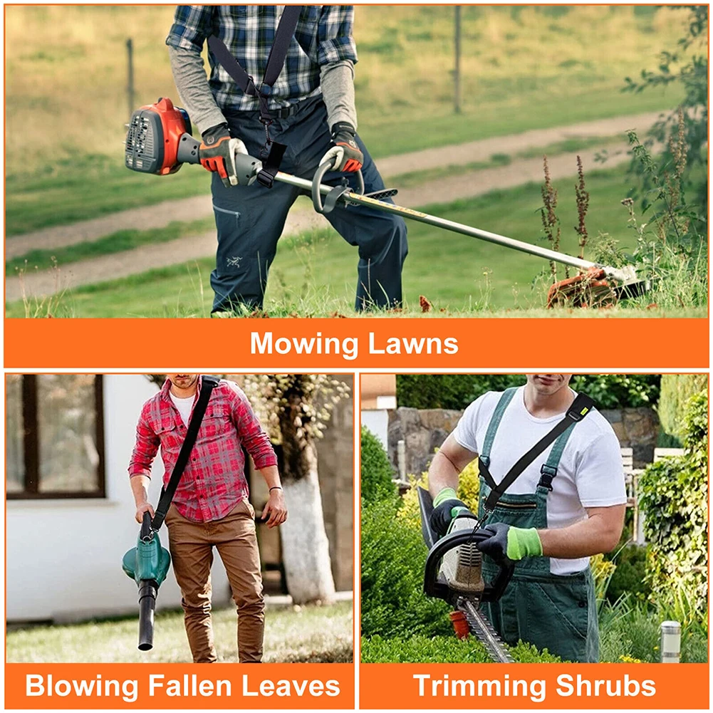 Lawn Mower Parts Shoulder Strap Comfortable Adjustable Length Black & Orange Breathable Universal High Quality
Lawn Mower Parts Shoulder Strap Comfortable Adjustable Length Black & Orange Breathable Universal High Quality