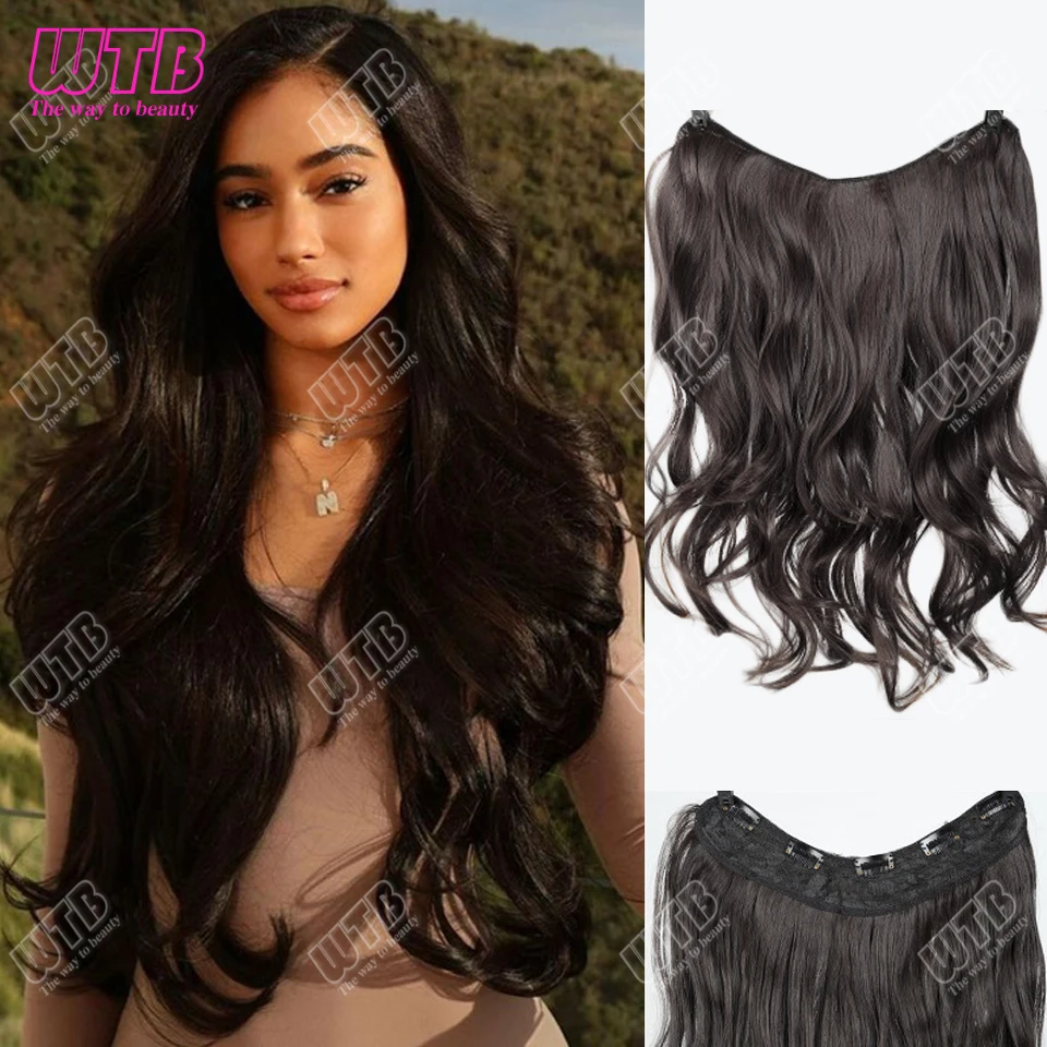 Синтетический парик-удлинитель, длинные вьющиеся волосы, цельный пушистый парик с большой волной, наращивание волос, 5 париков на клипсе
Синтетический парик-удлинитель, длинные вьющиеся волосы, цельный пушистый парик с большой волной, наращивание волос, 5 париков на клипсе