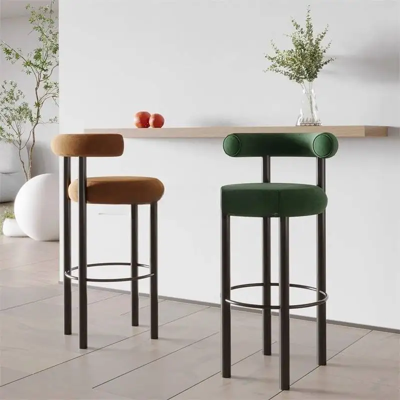 Nordic High Green Bar Chair Comfortable Cushion Design Island Bar Chair Dining Kitchen Modern Sillas Para Barra Club Furniture
Nordic High Green Bar Chair Comfortable Cushion Design Island Bar Chair Dining Kitchen Modern Sillas Para Barra Club Furniture