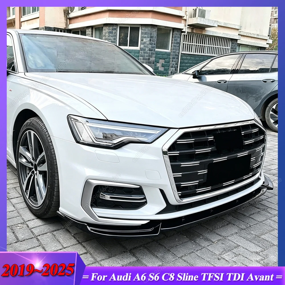 ABS Gloss Black For Audi A6 S6 C8 Sline TFSI TDI Avant 2019-2025 Front Bumper Lip Diffuser Lower Splitter Spoiler Bodykit Tuning
ABS Gloss Black For Audi A6 S6 C8 Sline TFSI TDI Avant 2019-2025 Front Bumper Lip Diffuser Lower Splitter Spoiler Bodykit Tuning