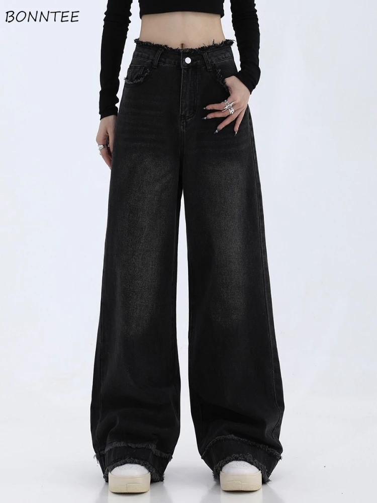 Solid Jeans Women Spring Cool Girls Casual All-match High Waist Streetwear Trendy Vintage Basic Denim Fur-lind Korean Fashion
Solid Jeans Women Spring Cool Girls Casual All-match High Waist Streetwear Trendy Vintage Basic Denim Fur-lind Korean Fashion