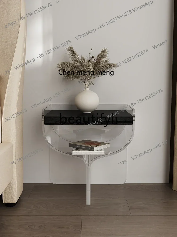 M178 A Acrylic suspended transparent bedside table small apartment art designer high-end bedroom retro side few
M178 A Acrylic suspended transparent bedside table small apartment art designer high-end bedroom retro side few