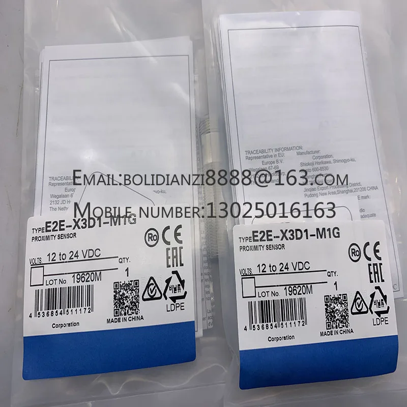 The brand-new original sensor E2E-X3D1-M1G-Z E2E-X3D2-M1G-Z warranty for one year in stock
The brand-new original sensor E2E-X3D1-M1G-Z E2E-X3D2-M1G-Z warranty for one year in stock