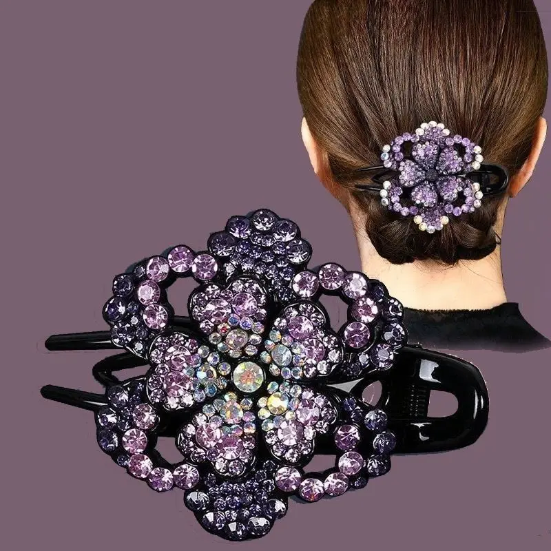 Korean Style Women Ladies Flower Hair Clip Female Casula Headband Curling Clips Mother's Rhinestone Hair Accessories New Headwea
Korean Style Women Ladies Flower Hair Clip Female Casula Headband Curling Clips Mother's Rhinestone Hair Accessories New Headwea